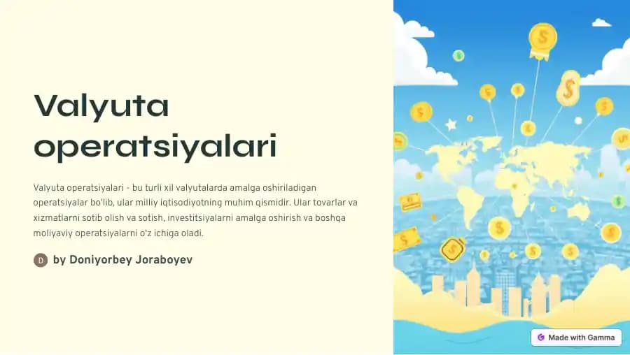 Valyuta operatsiyalari