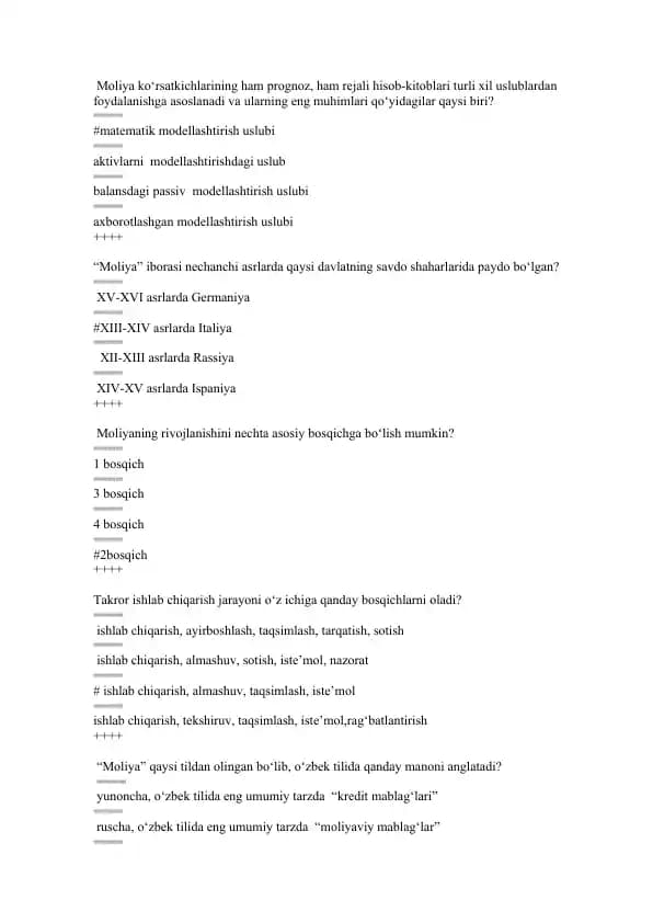 Matematik modellashtirish uslubi