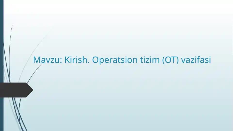 Hisoblash tizimlari tarkibi