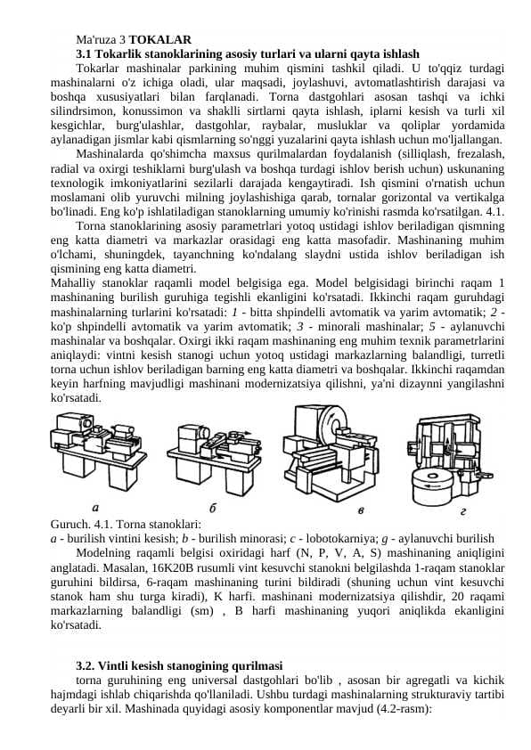 TOKALAR stanoklar