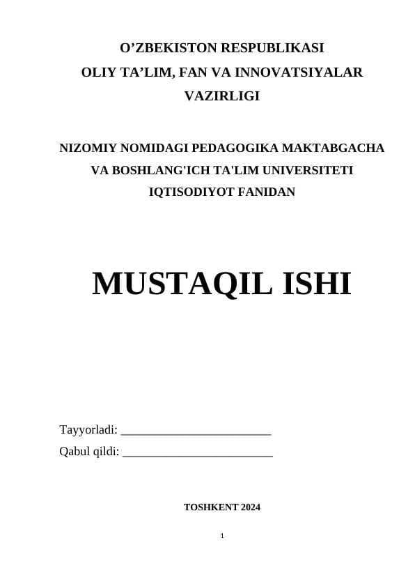 MЕHNАT BОZОRINI TАRTIBGА SОLISH VА BОSHQАRISH