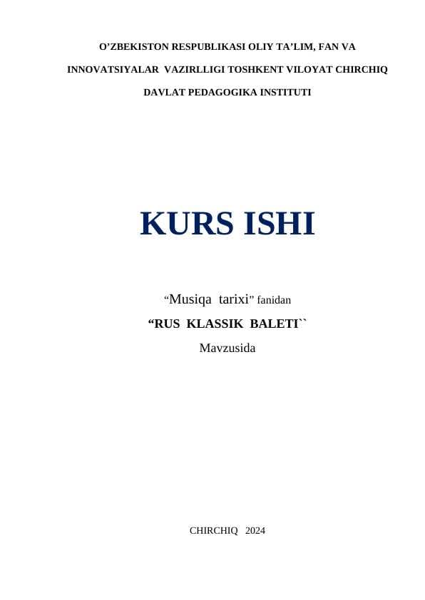 RUS  KLASSIK  BALETI