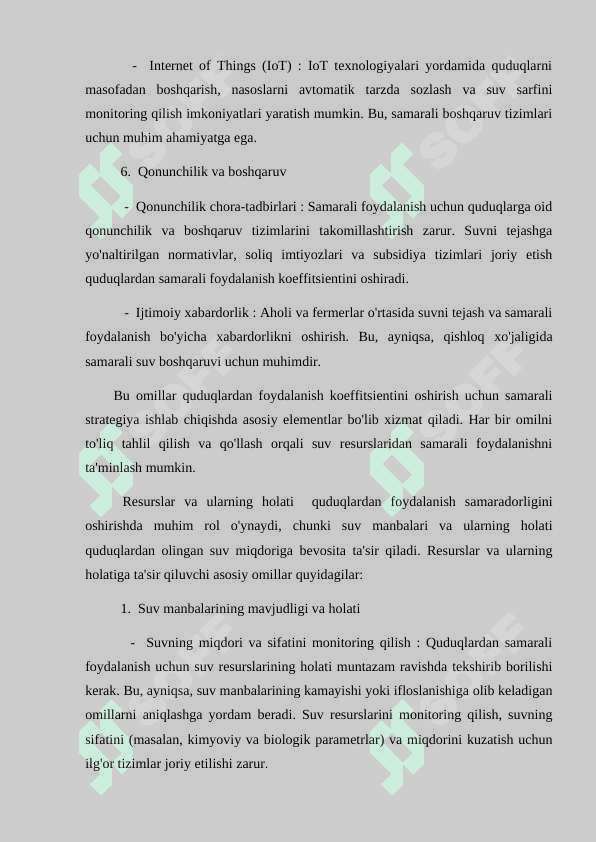 Quduqlarni ishlatish koeffisentini oshirish muammolari