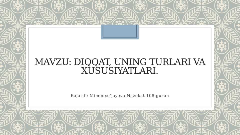 Taqdimot
