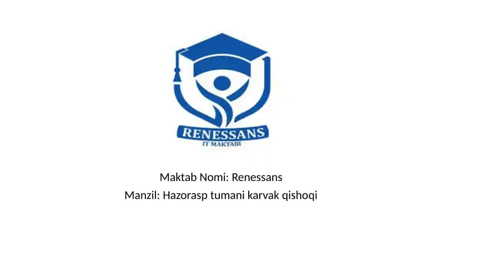 Maktab uchun shior