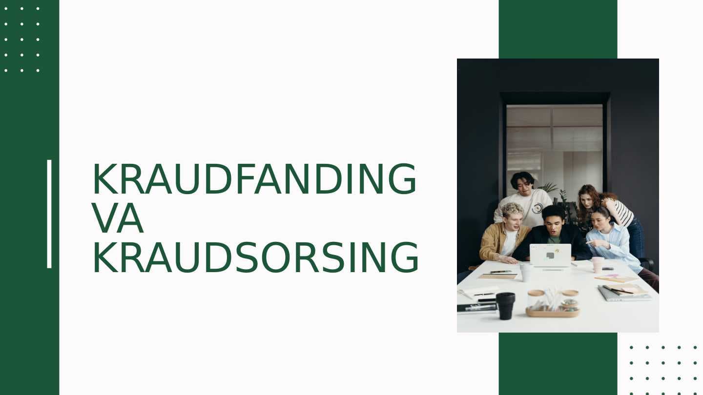 KRAUDFANDING VA  KRAUDSORSING