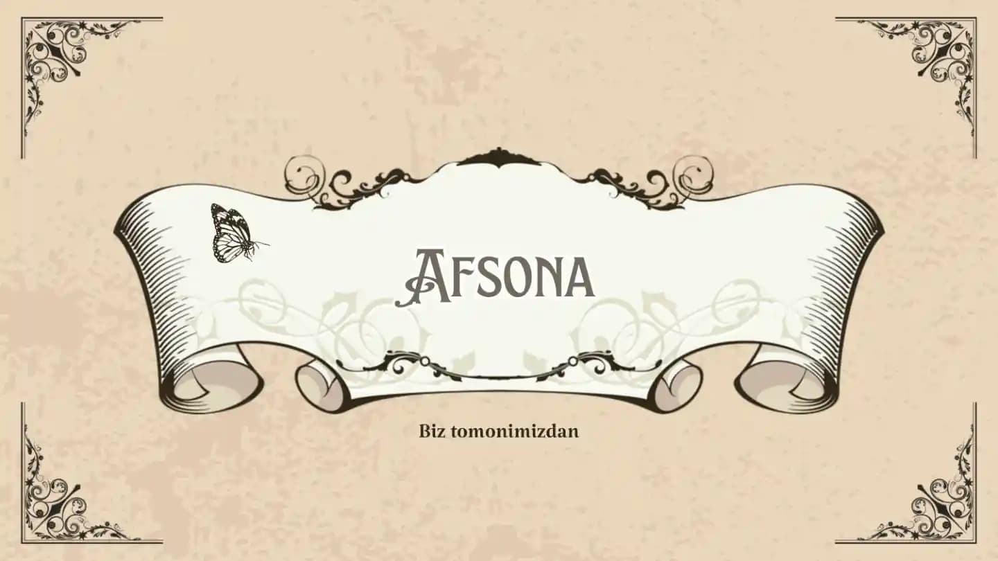 Afsona haqida tushuncha