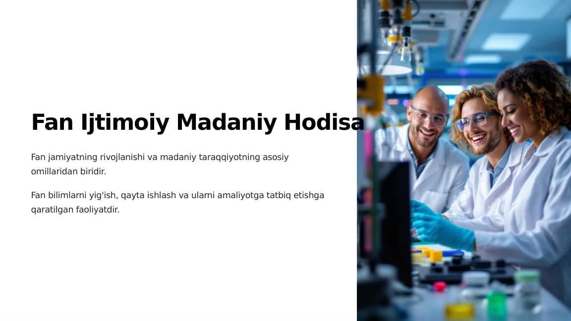 Fan Ijtimoiy Madaniy Hodisa 3