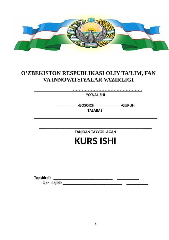 Mustaqillik yillarida O’zbekiston Respublikasi rivojlanishining makroiqtisodiy ko’rsatkichlari tahlili