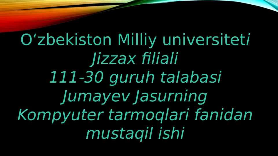 Simsiz sensor tarmoqlari
