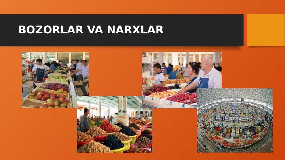 Bozorlar va Narxlar