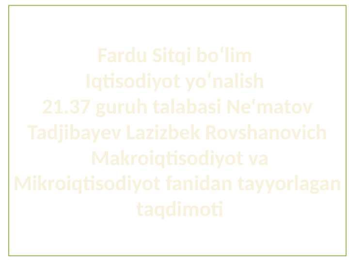 Marketingning mohiyati, maqsadi va vazifal.