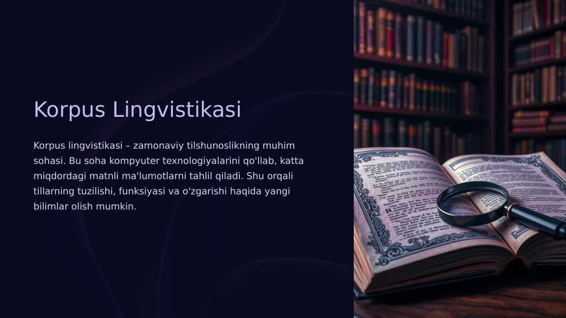 Korpus lingvistikasi
