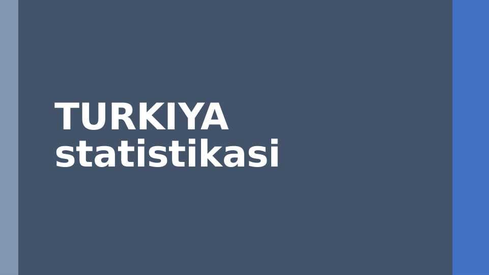 turkiya statistikasi