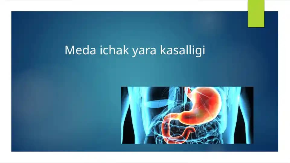 Meda ichak yara kasalligi