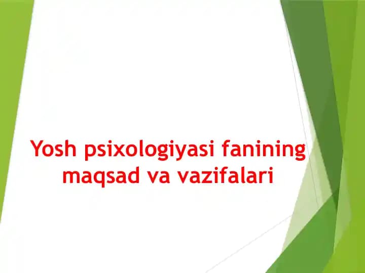 Yoshpsixologiyasi