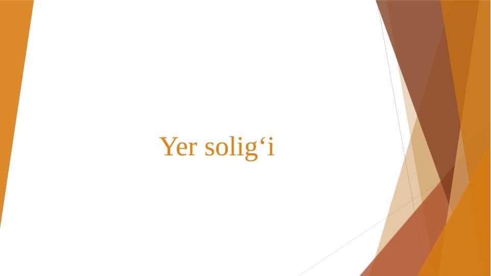 Yer soligʻi