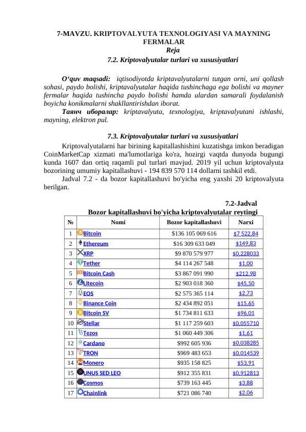 Soliq tizimi.
