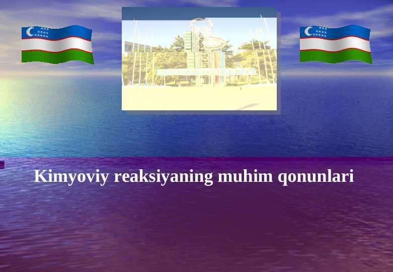 Kimyoviy reaksiyalar prezentatsiya