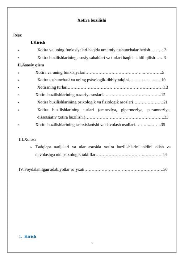 Xotira buzilishi 24