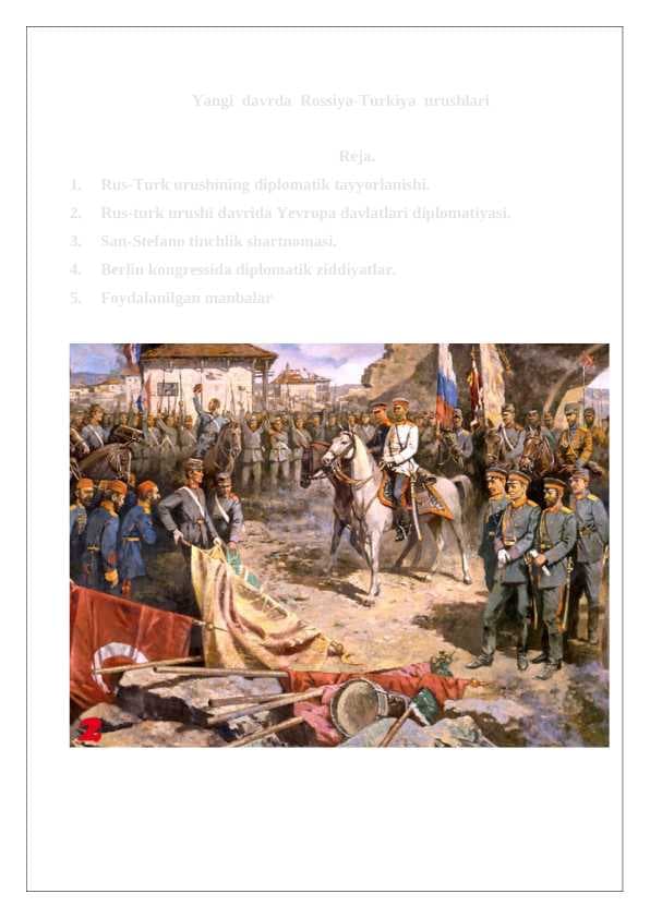 Yangi  davrda  Rossiya-Turkiya  urushlari 24