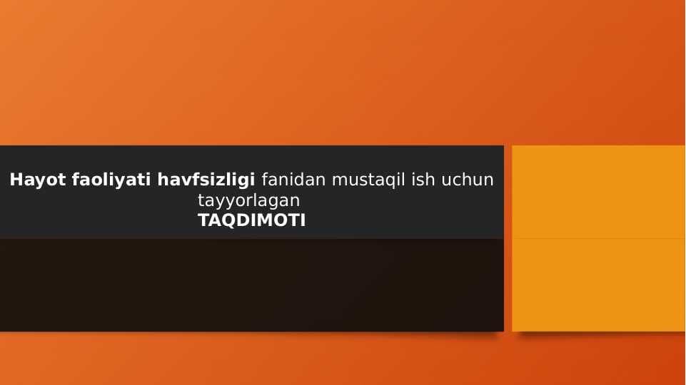 Yong’inni o’chirish usullari va vositalari