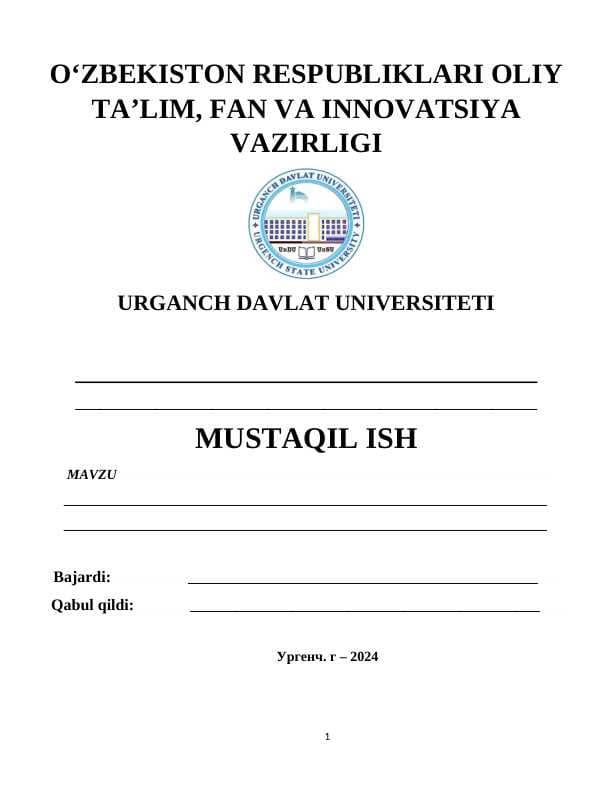 Takrorlash operatorlari