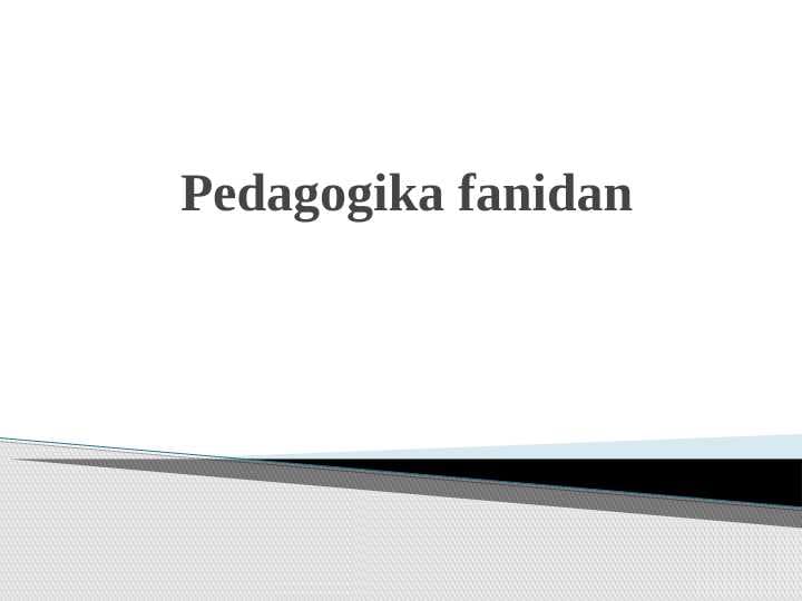 Ahmad Yassaviyning pedagogik gʻoyalari