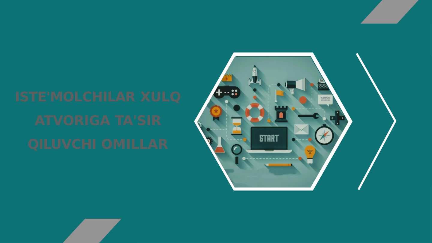ISTE'MOLСHILAR XULQ ATVORIGA TA'SIR QILUVCHI OMILLAR
