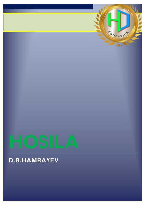 Hosila. 0 dan 100 gacha olib chiqadigan natija