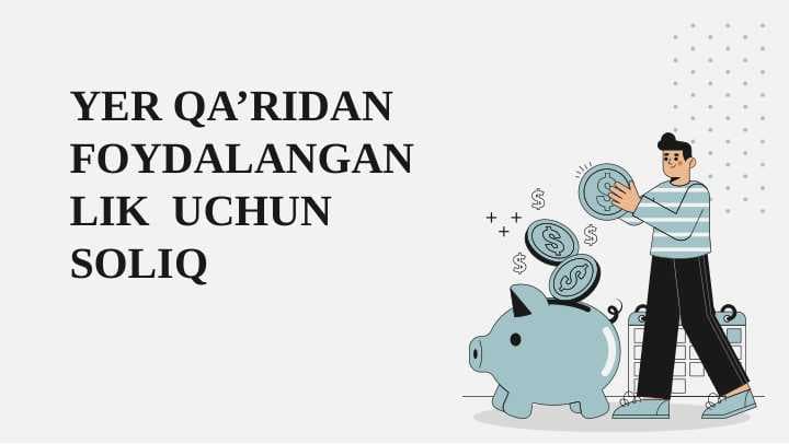 Yer qaridan foydalanganlik uchun soliq.