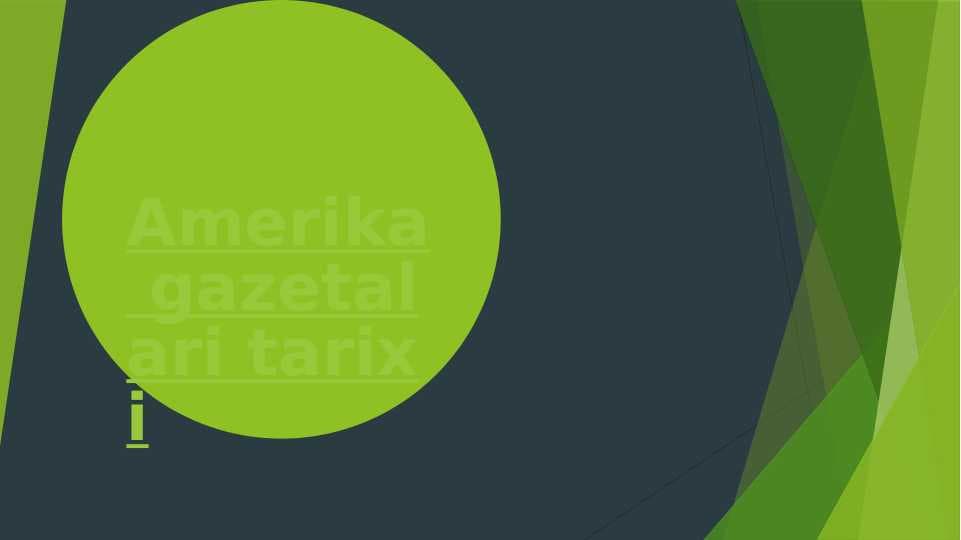 Amerika gazetalari tarixi
