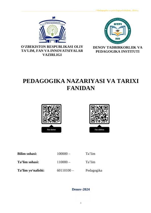 TA’LIM MUASSASASI MENEJMENTI.