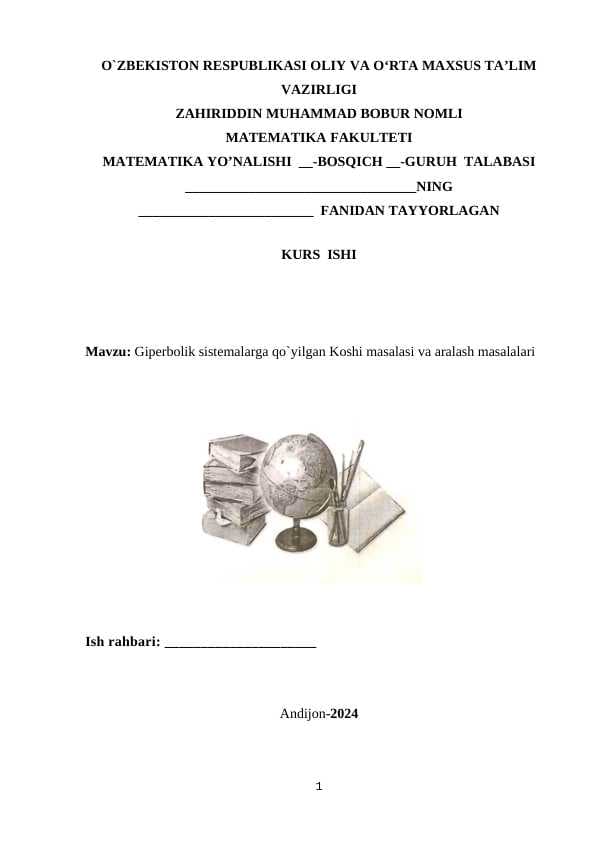 Giperpolik tipdagi to‘lqin tenglamalari reja_ kirish.docx