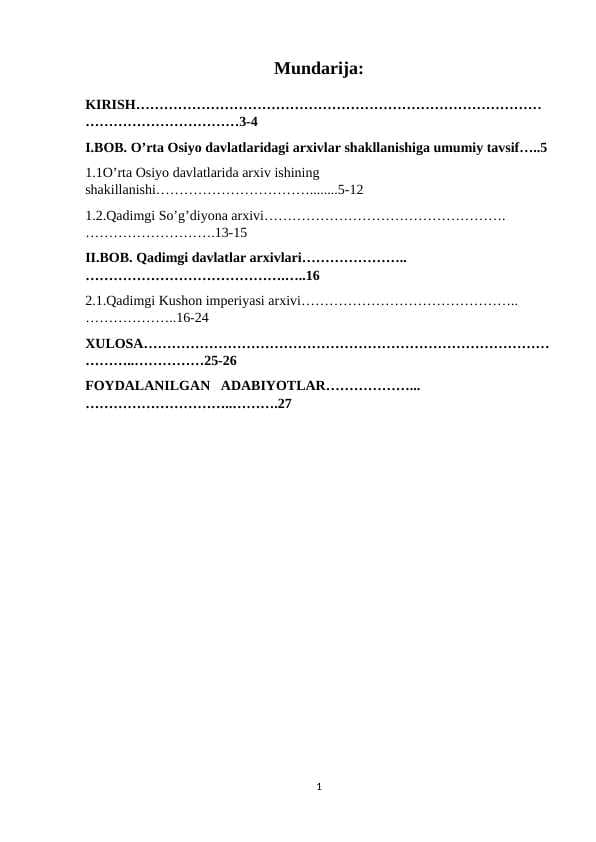Qadimgi o’rta osiyo davlatlari