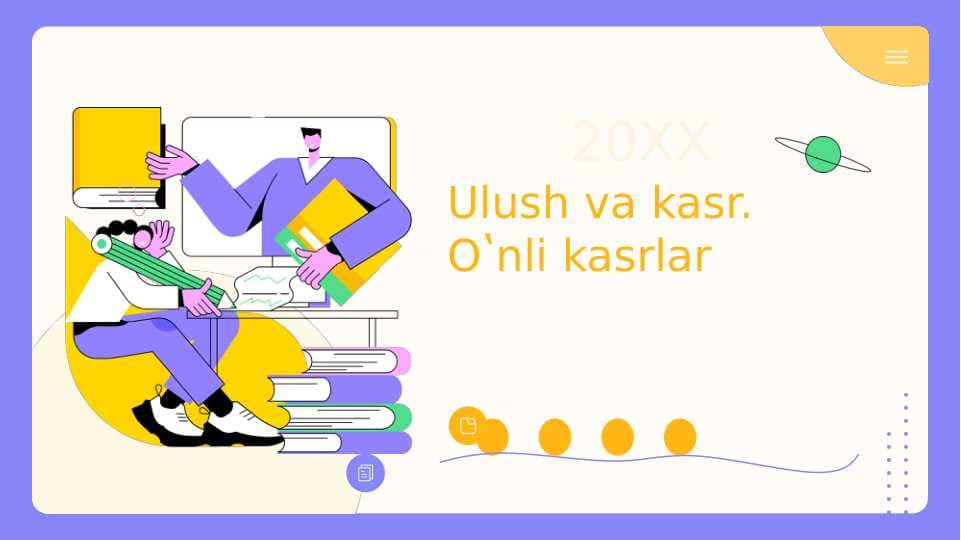 Ulush va kasr. Oʽnli kasrlar