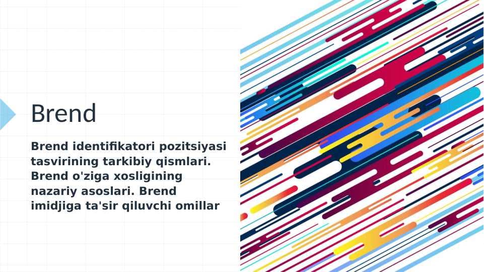 Brend asoslari taqdimot
