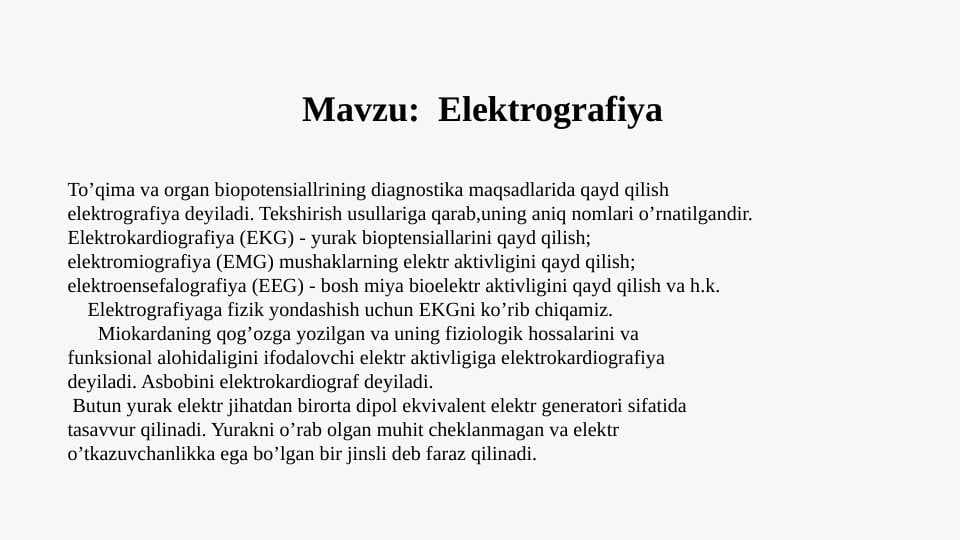 Elektrografiya