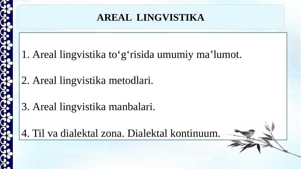 AREAL LINGVISTIKA