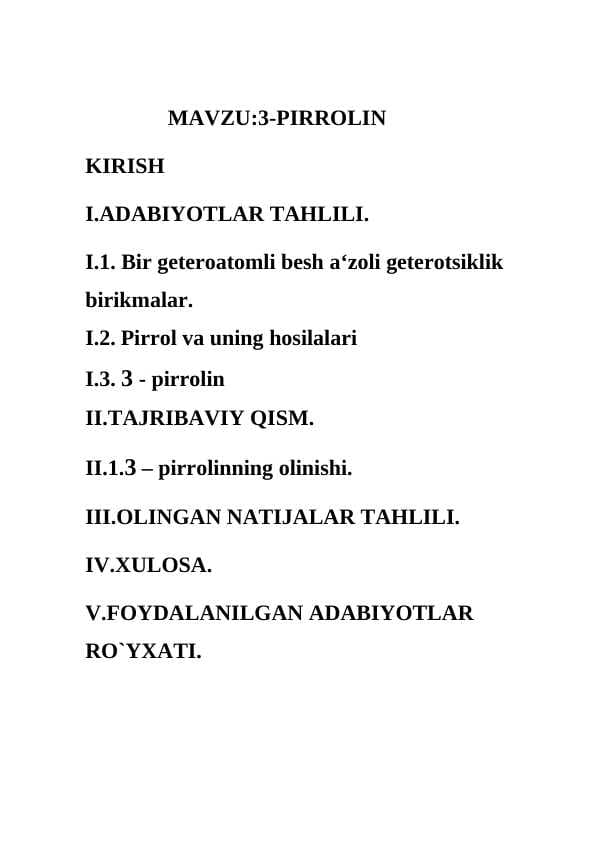 3-pirrolin