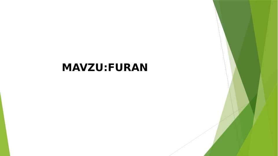 Furan (1)