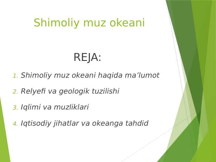 Shimoliy muz okeani