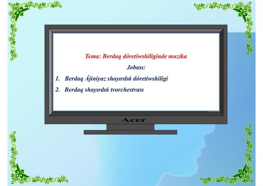 Berdaq Ǵarǵabay ulı