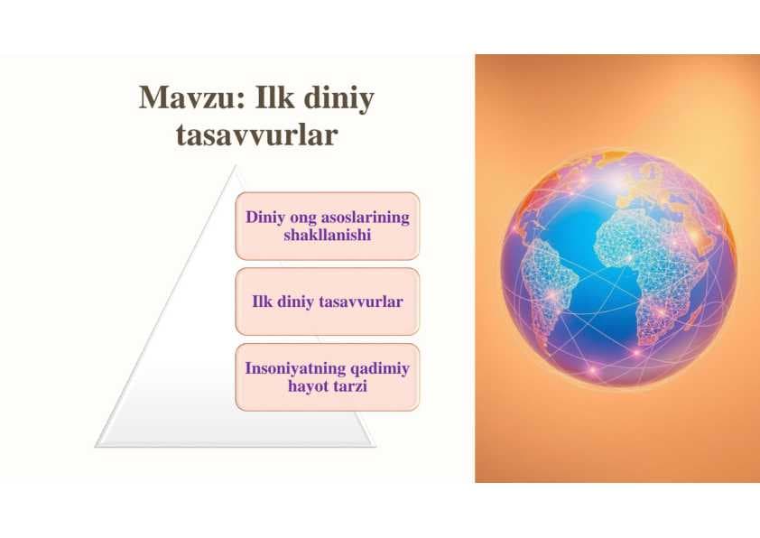 Ilk diniy tasavvurlar