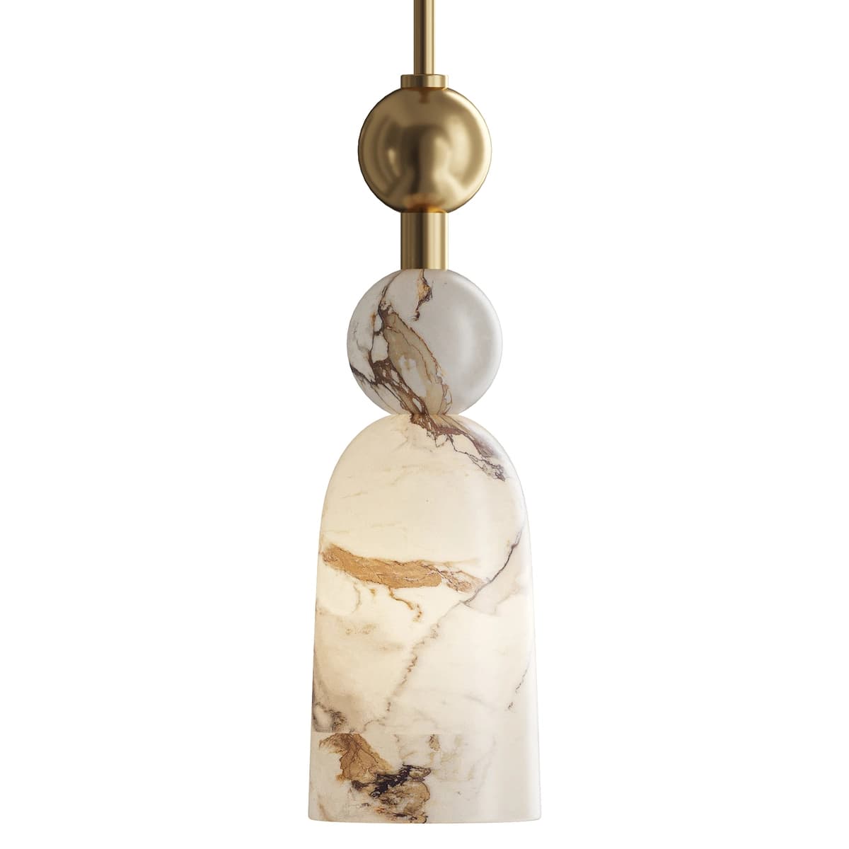 Flume Alabaster Pendant Lamp