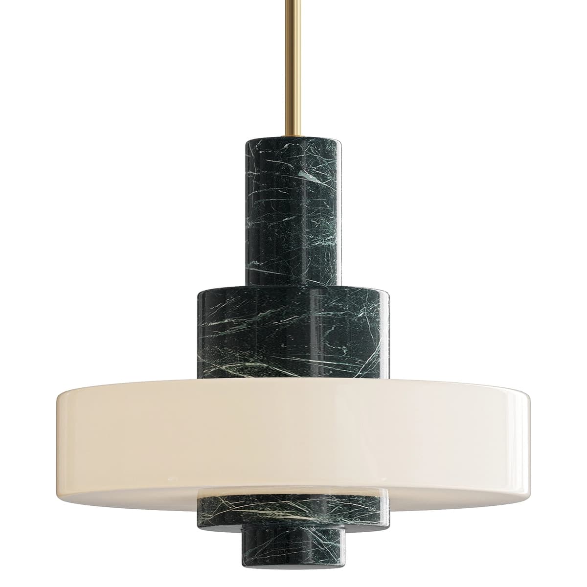 Mercury Green Marble Pendant Lamp