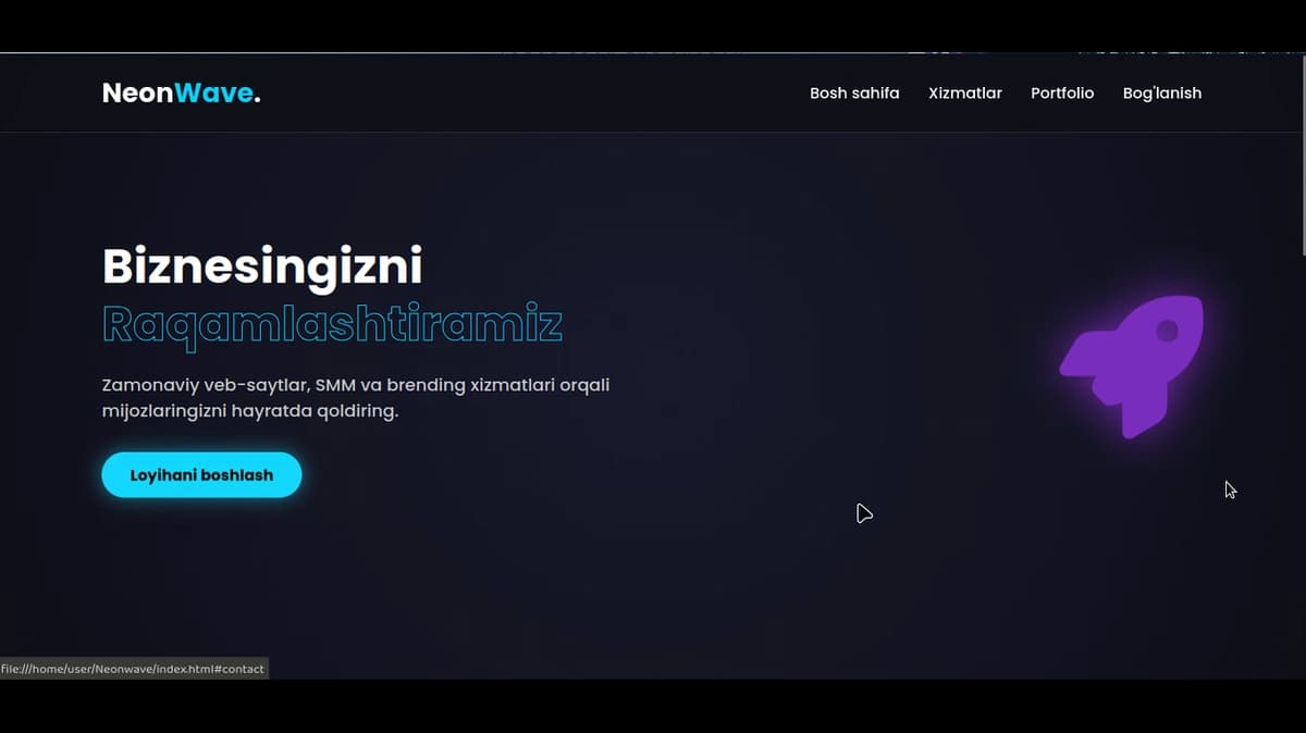 Neonwave website
