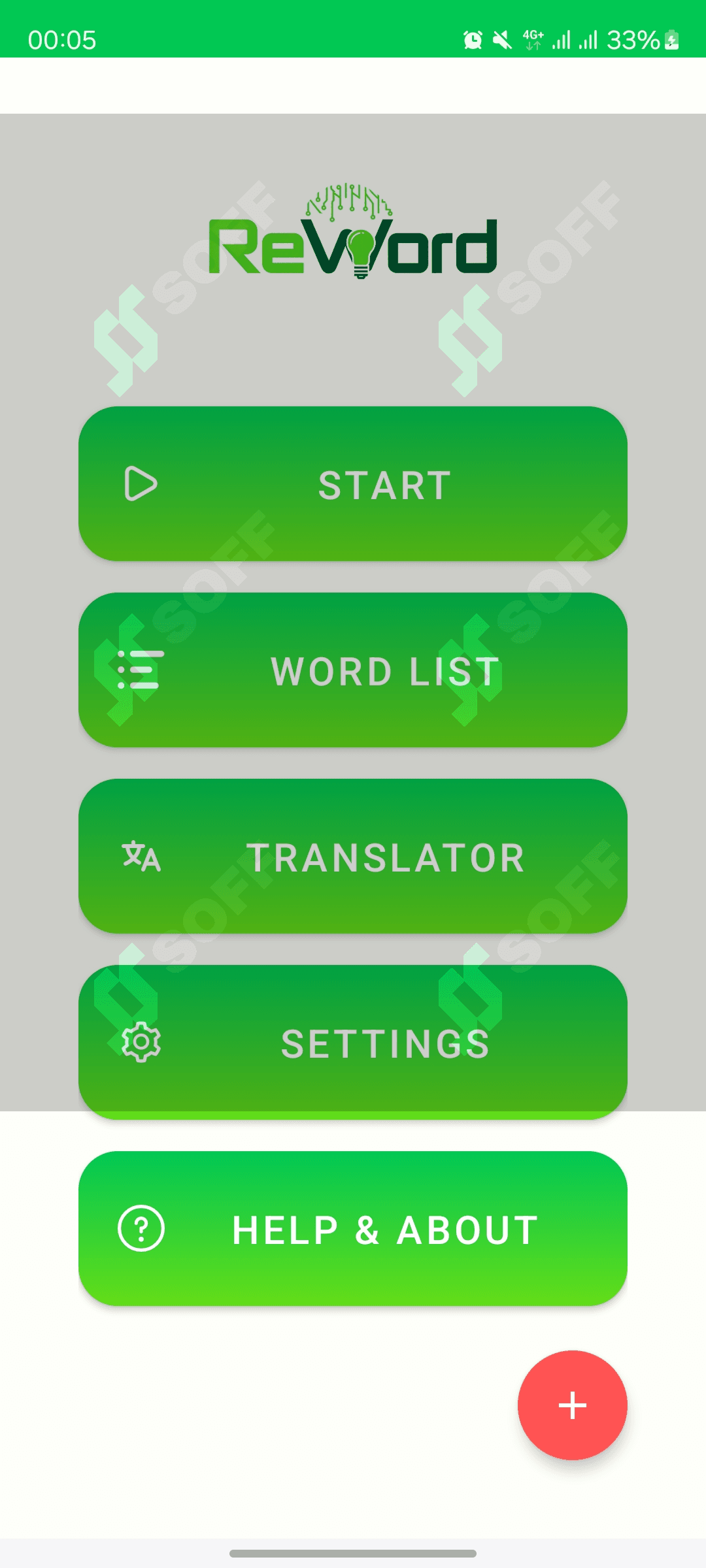 ReWord android ilovasi