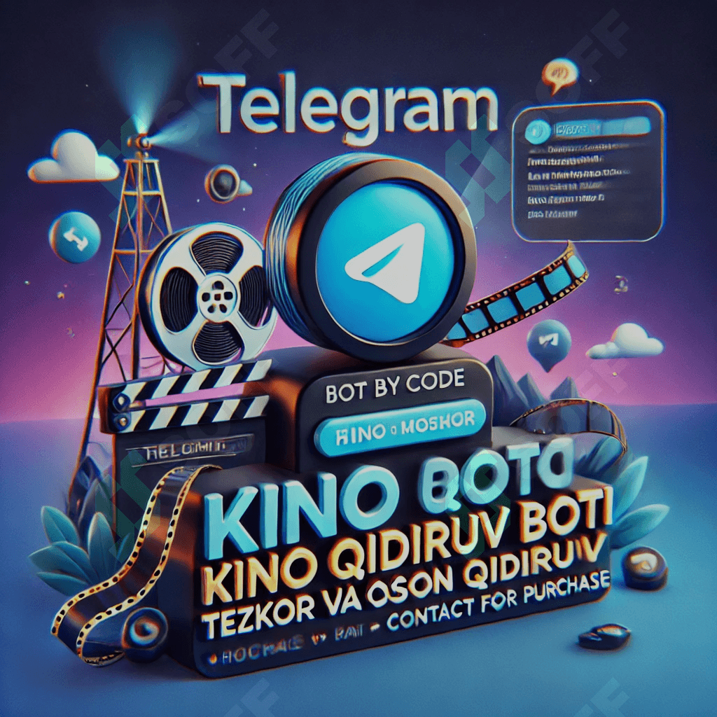 🎥 Telegramda Kino Qidiruv Boti – Tayyor Kod Sotiladi! 📂