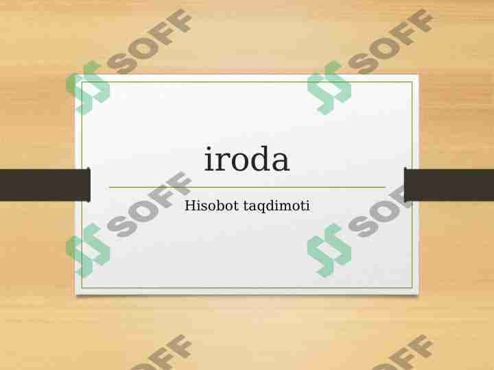Iroda